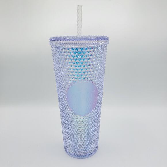 Starbucks OG Unicorn Studded Venti Tumbler Cold Cup Iridescent Silver Straw - Picture 1 of 6